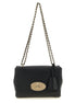 Mulberry Black Goatskin Crossbody Bag