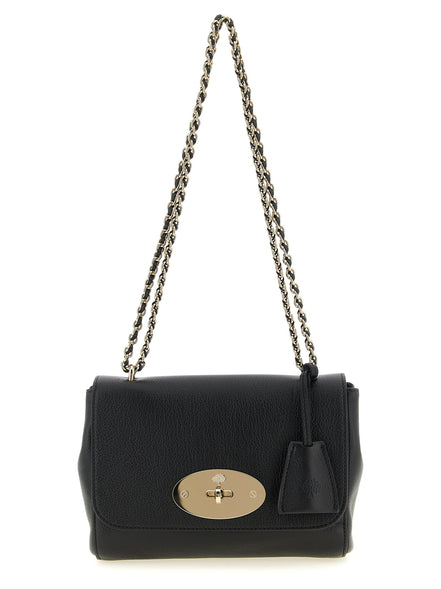 Mulberry Black Goatskin Crossbody Bag