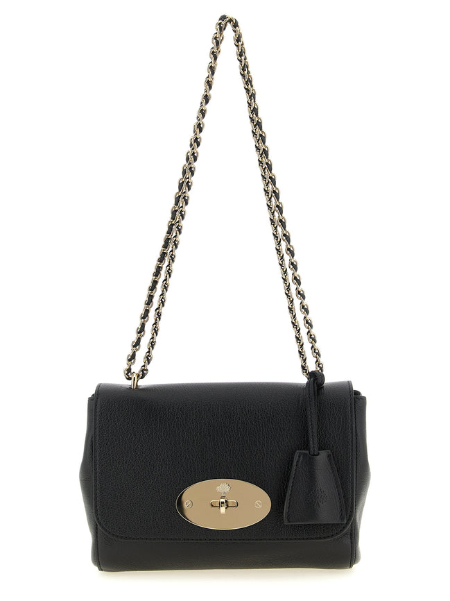 Mulberry Black Goatskin Crossbody Bag