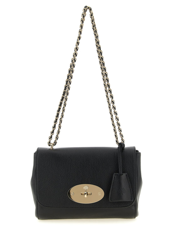 Mulberry Black Goatskin Crossbody Bag