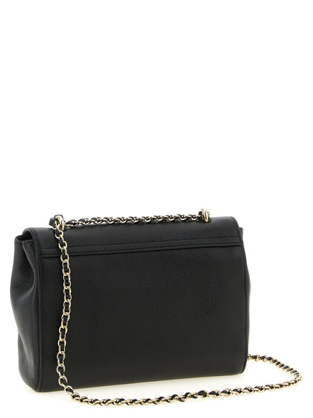 Mulberry Black Goatskin Crossbody Bag