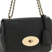 Mulberry Black Goatskin Crossbody Bag