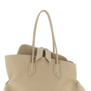 The Attico Beige Bovine Leather Shoulder Bag