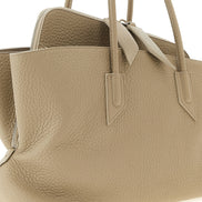 The Attico Beige Bovine Leather Shoulder Bag