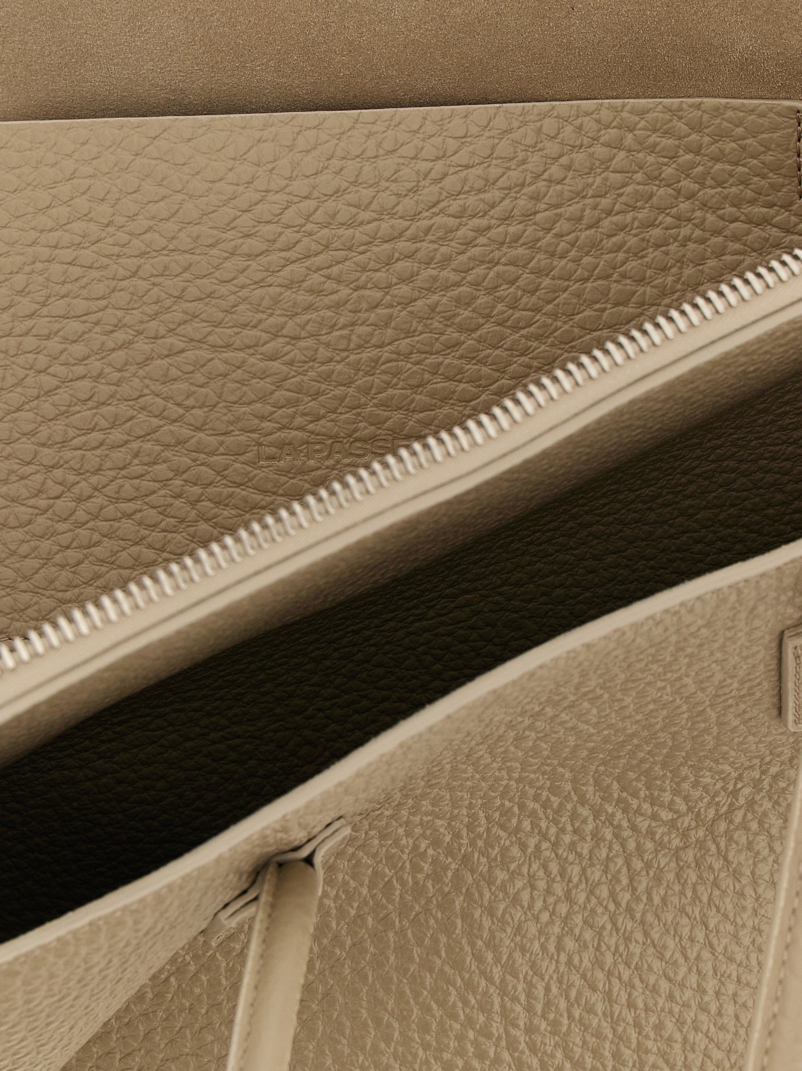 The Attico Beige Bovine Leather Shoulder Bag