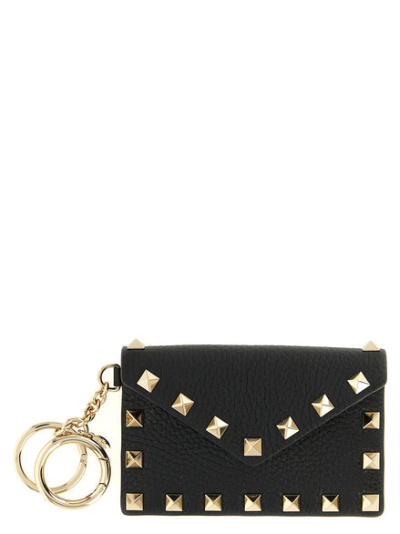 Valentino Garavani Black Calfskin Cardholder