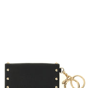 Valentino Garavani Black Calfskin Cardholder