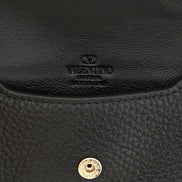 Valentino Garavani Black Calfskin Cardholder