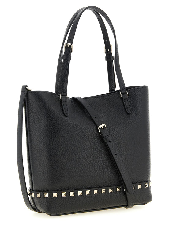 Valentino Garavani Black Calfskin Shoulder Bag