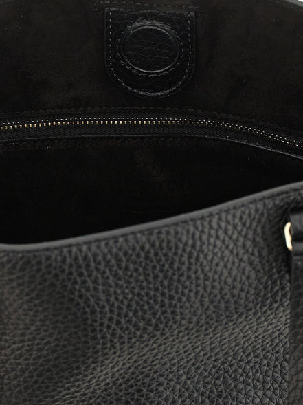 Valentino Garavani Black Calfskin Shoulder Bag