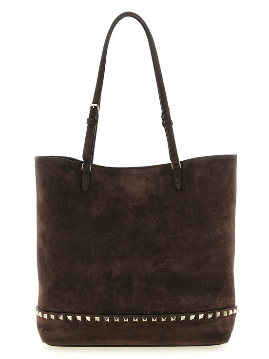 Valentino Garavani Brown Calfskin Shoulder Bag