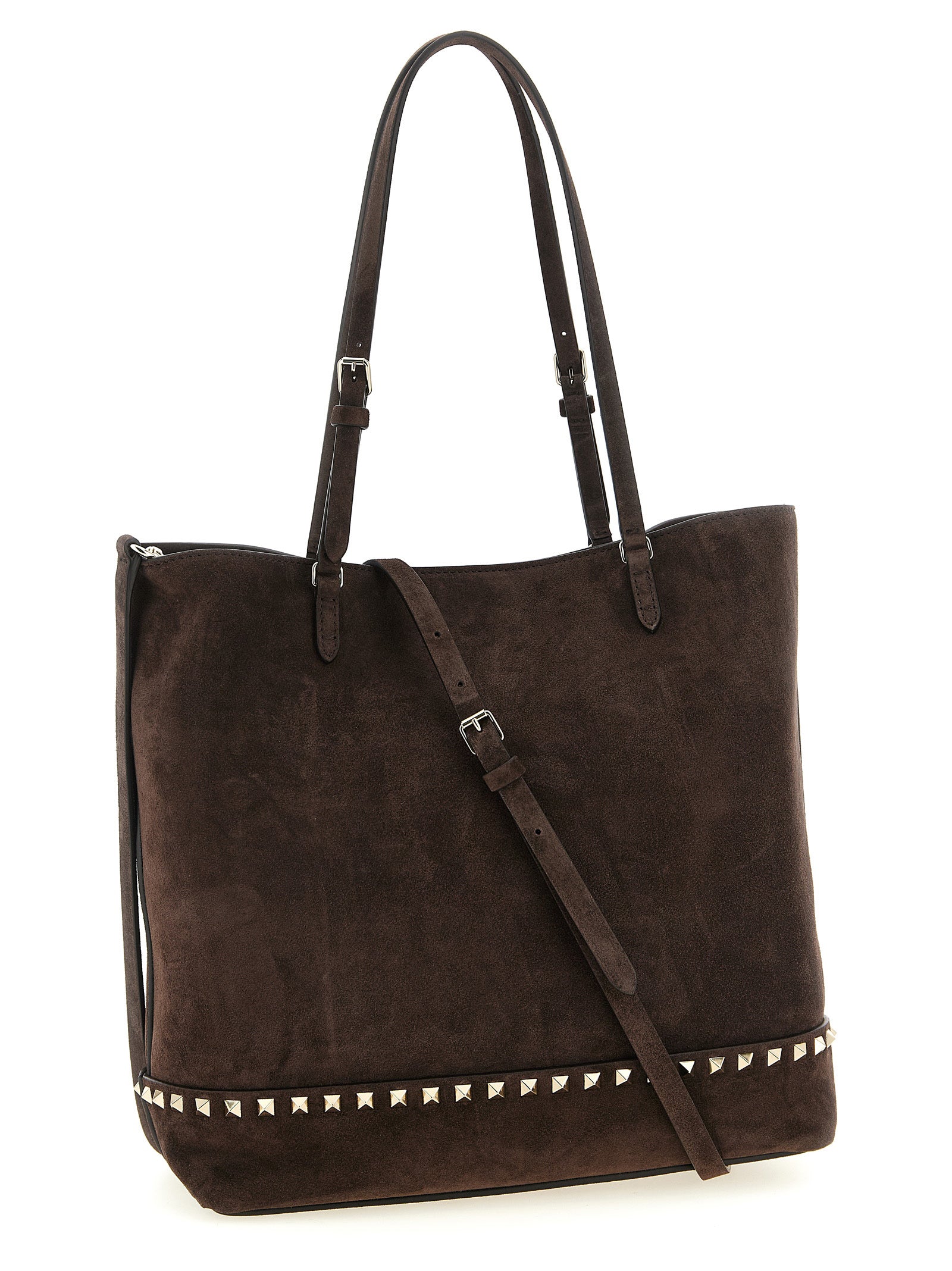 Valentino Garavani Brown Calfskin Shoulder Bag