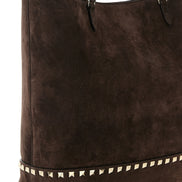 Valentino Garavani Brown Calfskin Shoulder Bag