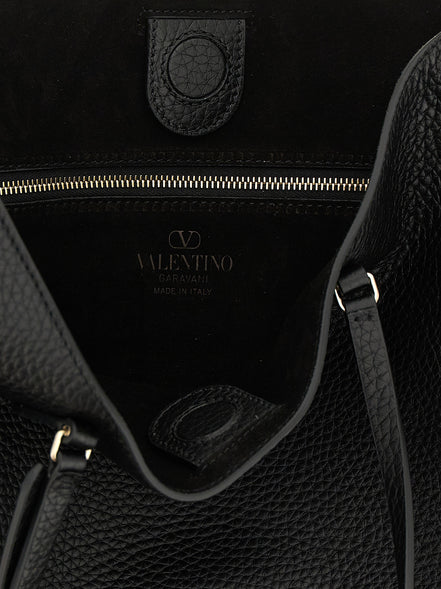 Valentino Garavani Black Calfskin Shoulder Bag