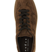 Hogan Brown Calfskin Platform Sneakers