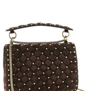 Valentino Garavani Brown Calfskin Crossbody Bag