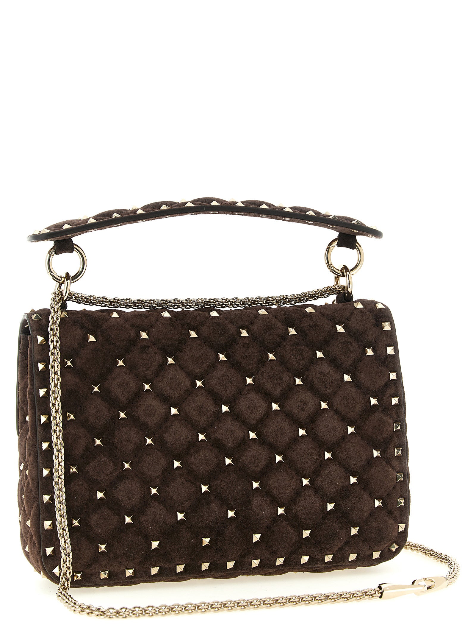 Valentino Garavani Brown Calfskin Crossbody Bag