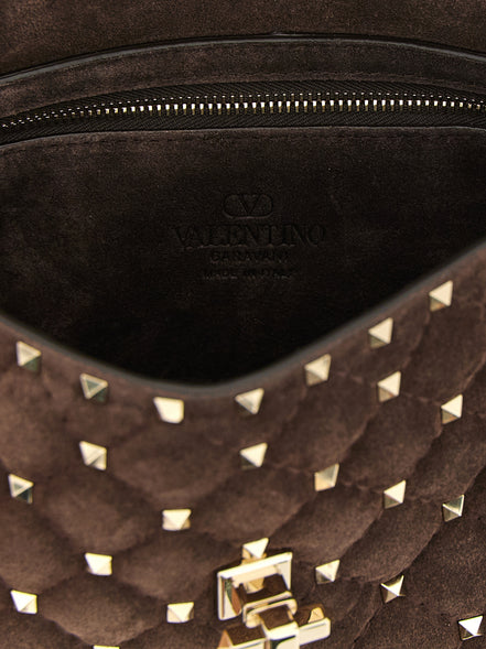Valentino Garavani Brown Calfskin Crossbody Bag