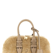 PINKO Gray Polyester Handbag