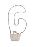 Brunello Cucinelli Beige Calf Leather Bos Taurus Shoulder Bag