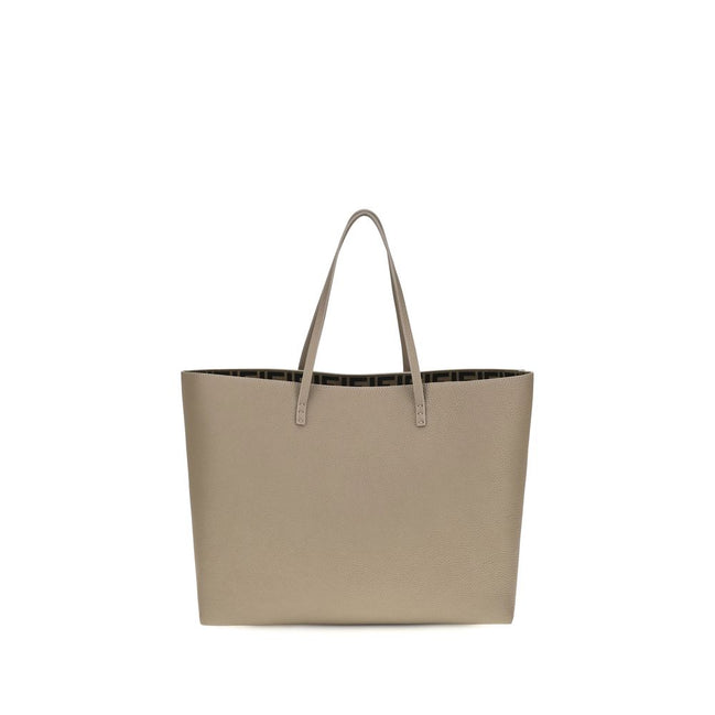 Fendi Beige Calf Leather Bos Taurus Shoulder Bag