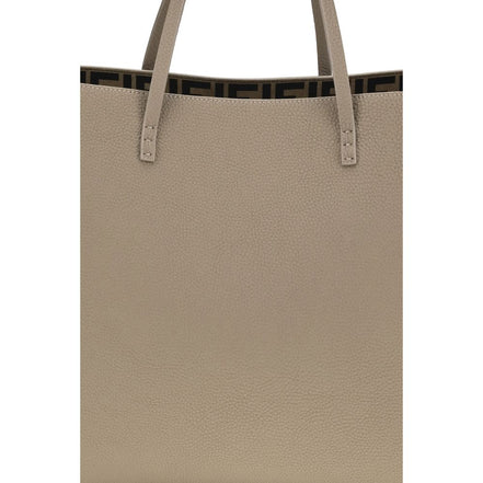 Fendi Beige Calf Leather Bos Taurus Shoulder Bag