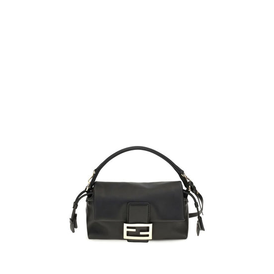 Fendi Black Lamb Ovis Aries Aries Handbag