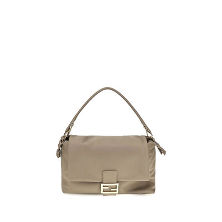 Fendi Beige Calf Leather Bos Taurus Shoulder Bag