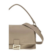 Fendi Beige Calf Leather Bos Taurus Shoulder Bag