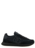 Dolce & Gabbana Black Leather Athletic Sneakers