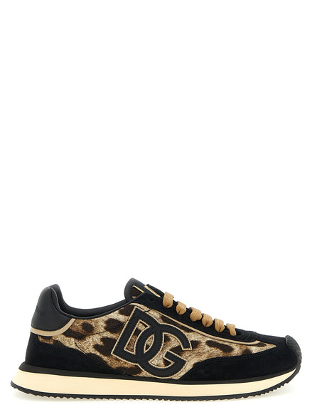 Dolce & Gabbana Multicolor Cotton Low Top Sneakers