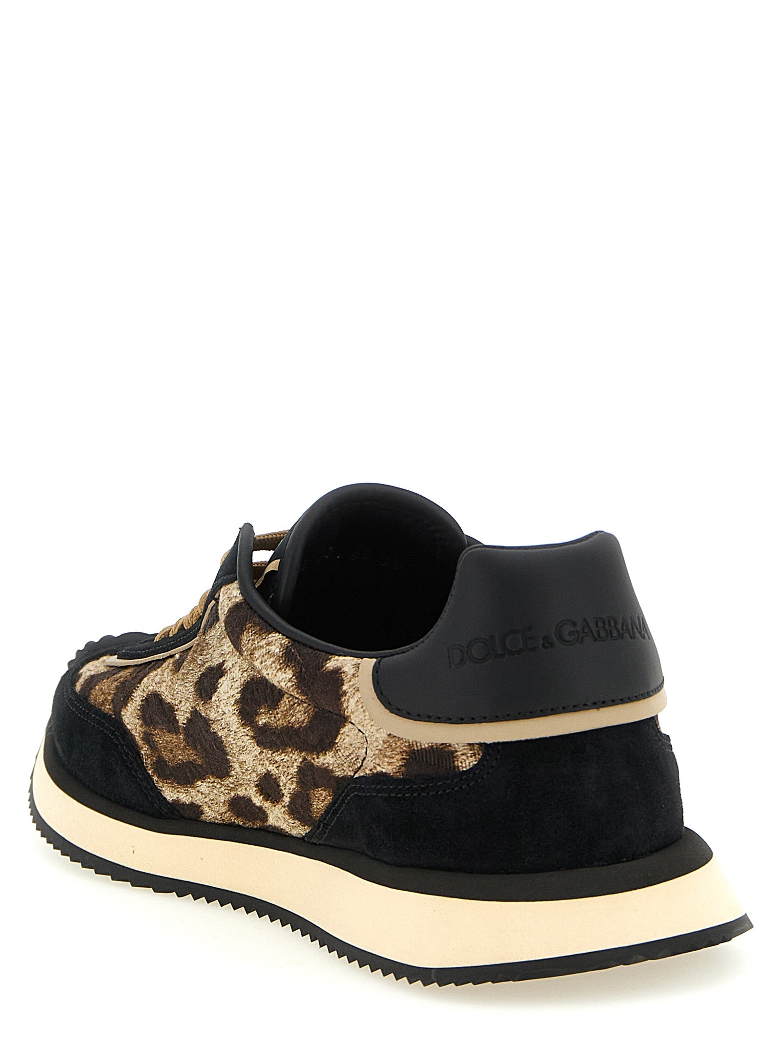 Dolce & Gabbana Multicolor Cotton Low Top Sneakers