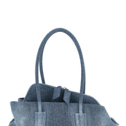 The Attico Blue Cotton Shoulder Bag