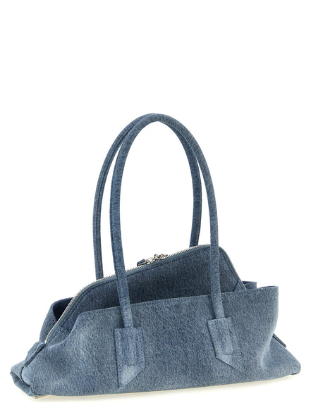 The Attico Blue Cotton Shoulder Bag
