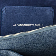 The Attico Blue Cotton Shoulder Bag