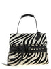 Moschino Bicolor Calfskin Handbag