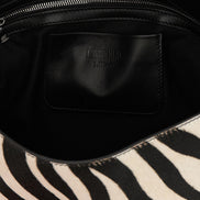 Moschino Bicolor Calfskin Handbag