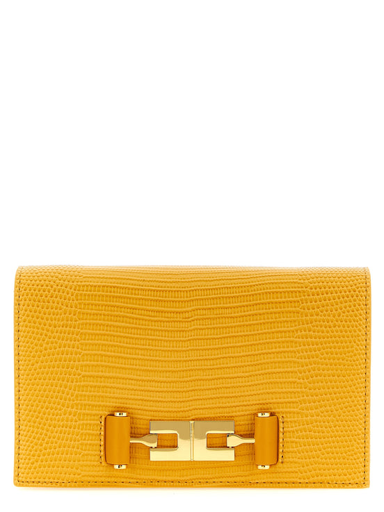 Elisabetta Franchi Beige Polyester Crossbody Bag