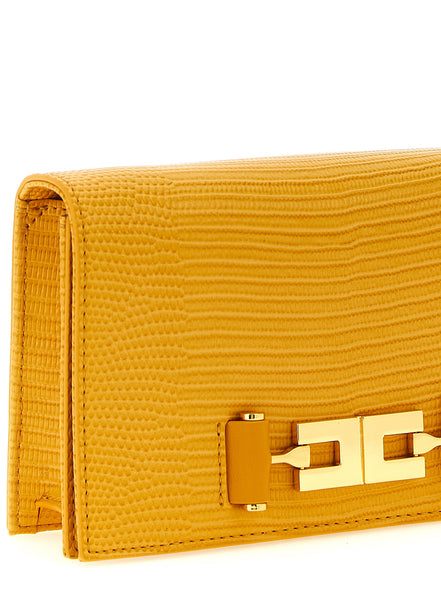 Elisabetta Franchi Beige Polyester Crossbody Bag