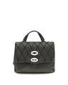 Zanellato Black Calf Leather Bos Taurus Handbag
