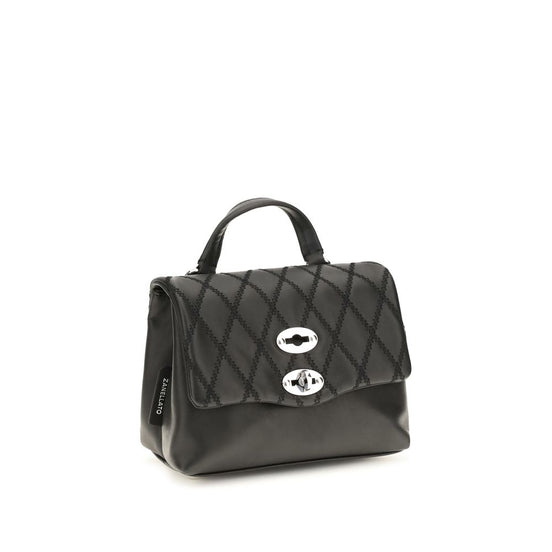 Zanellato Black Calf Leather Bos Taurus Handbag