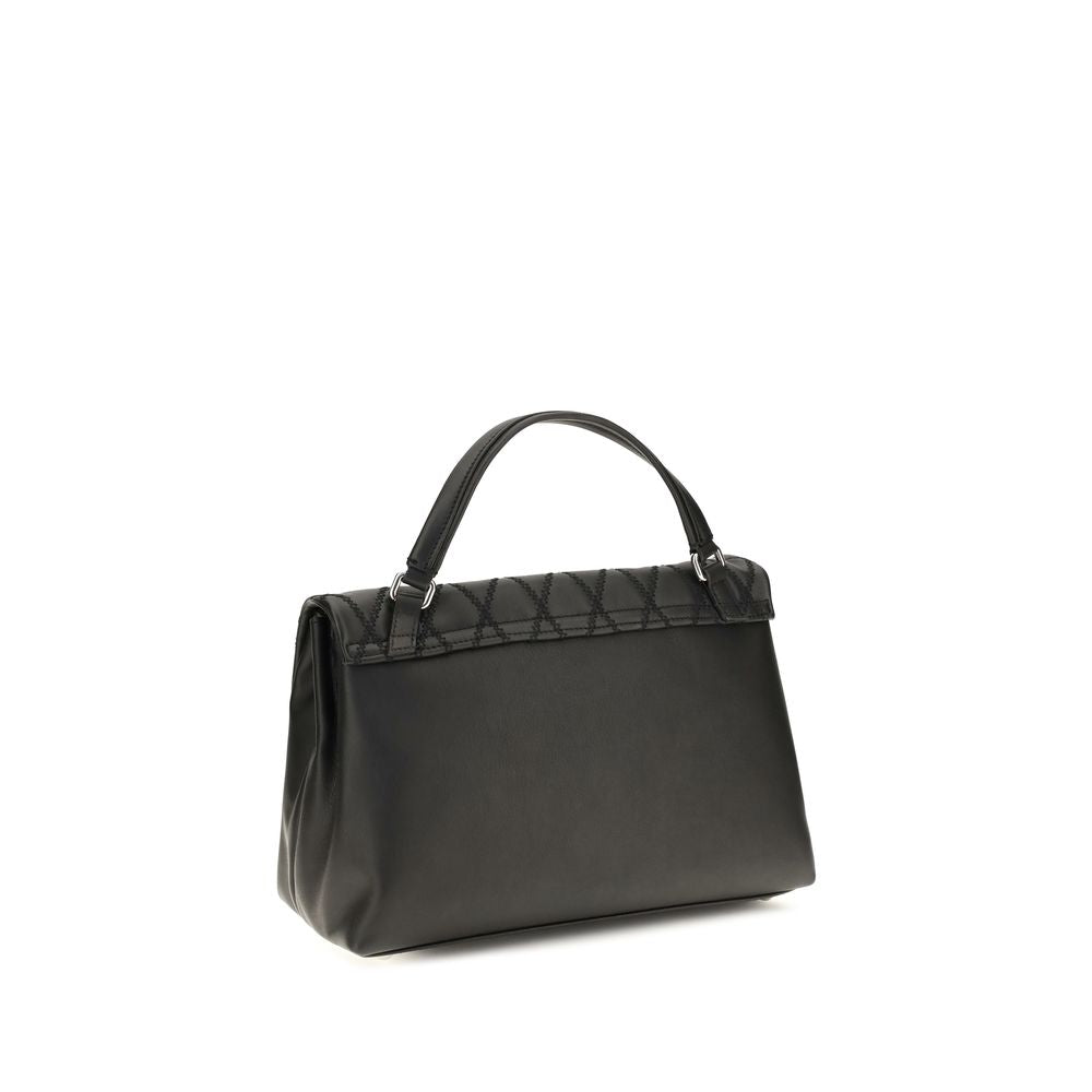 Zanellato Black Calf Leather Bos Taurus Handbag