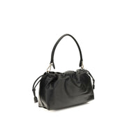 Fendi Black Calf Leather Bos Taurus Shoulder Bag