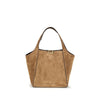 Brunello Cucinelli Beige Calf Leather Bos Taurus Backet Bag
