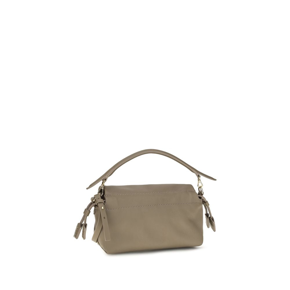 Fendi Beige Lamb Ovis Aries Aries Handbag