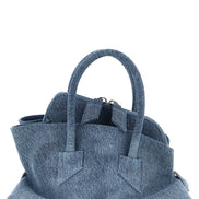 The Attico Blue Cotton Handbag