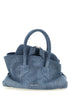 The Attico Blue Cotton Handbag