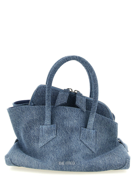 The Attico Blue Cotton Handbag