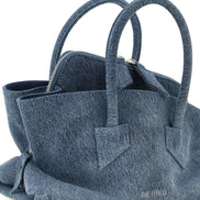 The Attico Blue Cotton Handbag