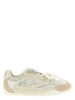 PINKO White Leather Low Top Sneakers